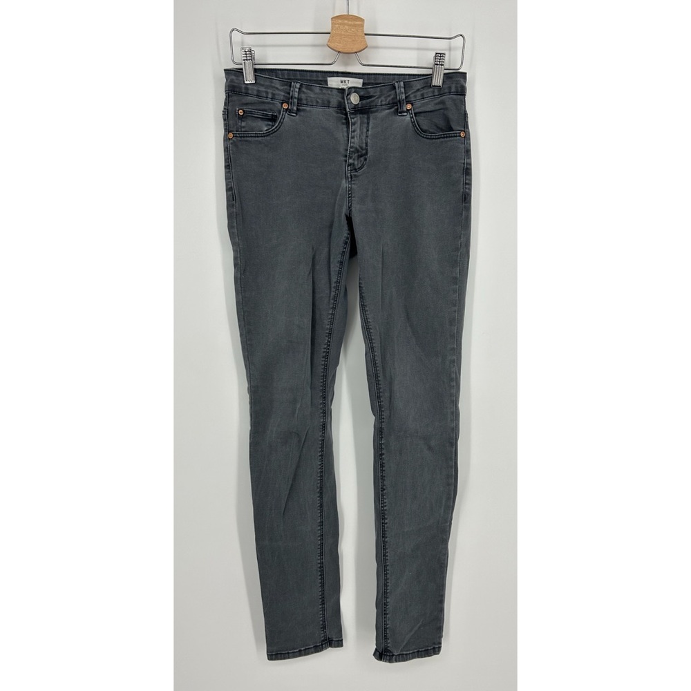 MKT Studio Gray Skinny Fit Stretch Medium Rise Jeans